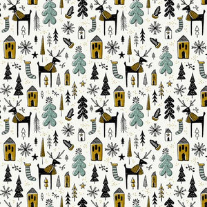 "Ole Christmas Wonderland" Shower Curtain (DS)