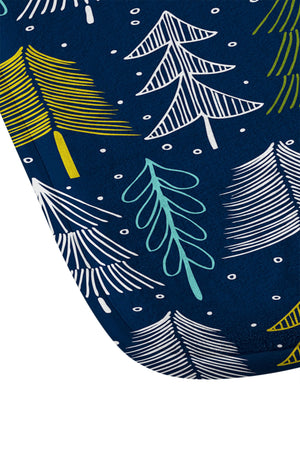 "Ole Oh Christmas Tree Midnight" Foam Bathroom Mat (DS)