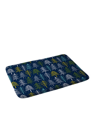 "Ole Oh Christmas Tree Midnight" Foam Bathroom Mat (DS)