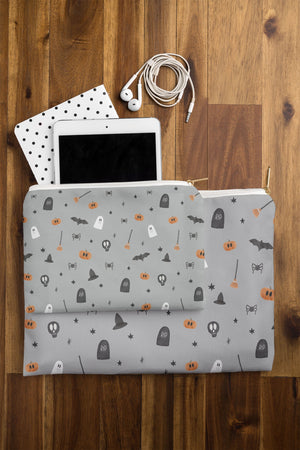 Happy Halloween Zipper Travel Pouch (DS) DD