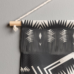 Sedona Onyx Woven Fringe Wall Hanging (DS) DD