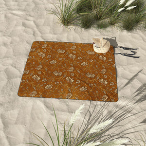 "Ole Mustard Kalami Beach" Picnic Blanket (DS)