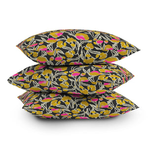 Zebrini Mambo Floral Indoor / Outdoor Throw Pillows (DS) DD