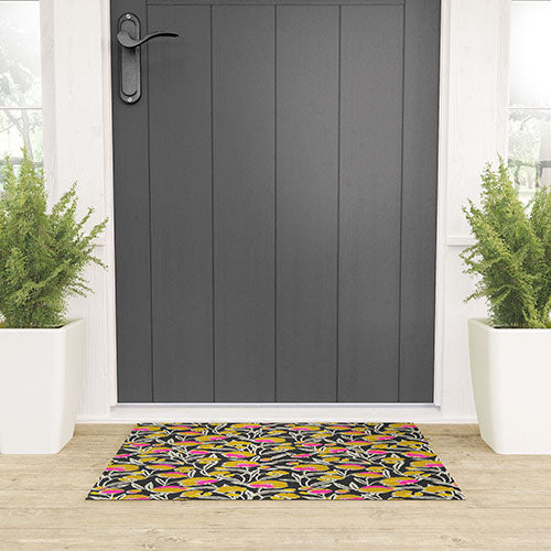 Zebrini Mambo Floral Welcome Mat (DS) DD