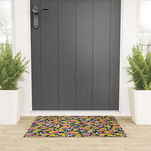 Zebrini Mambo Floral Welcome Mat (DS) DD