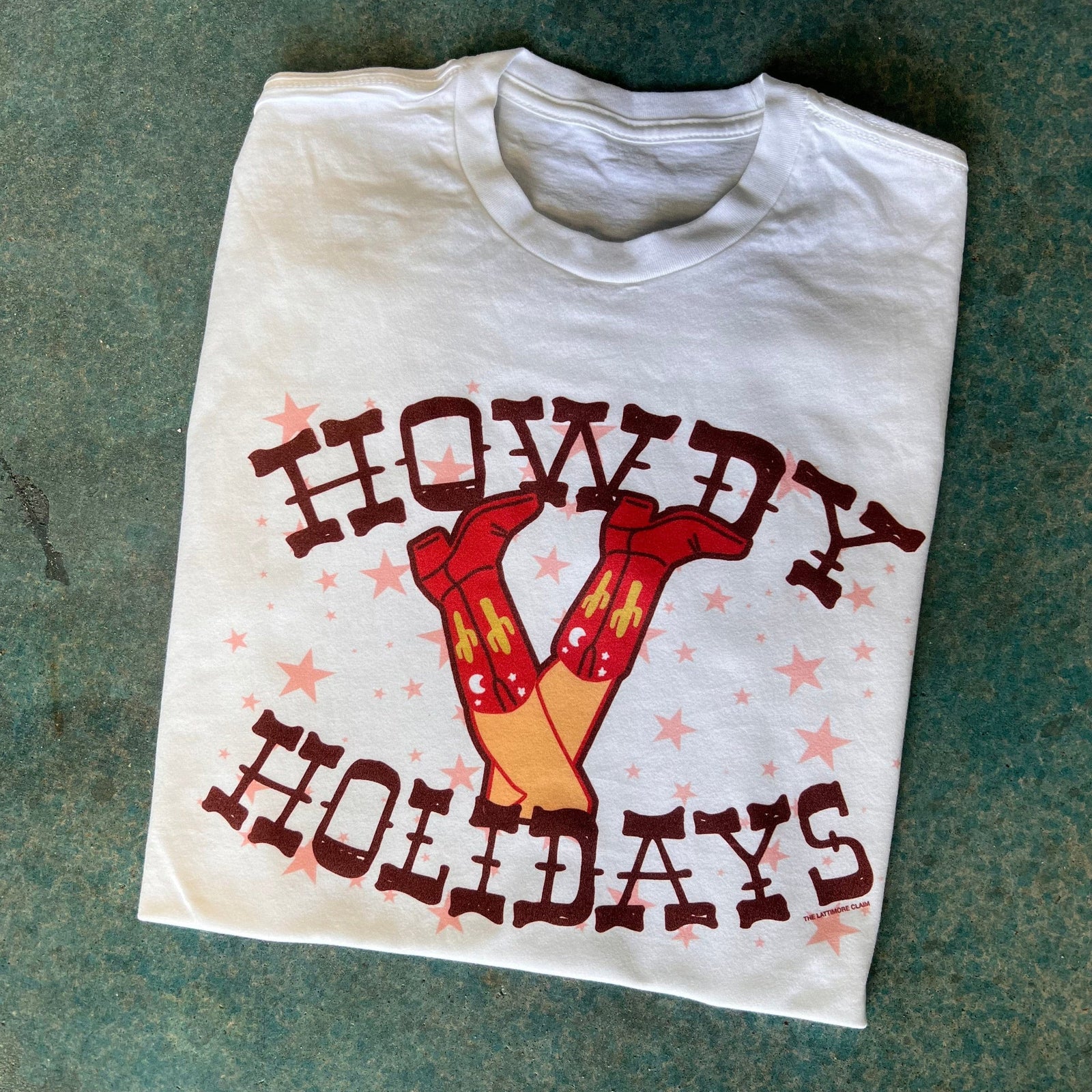 Howdy Holiday Graphic Tee (made 2 order) LC