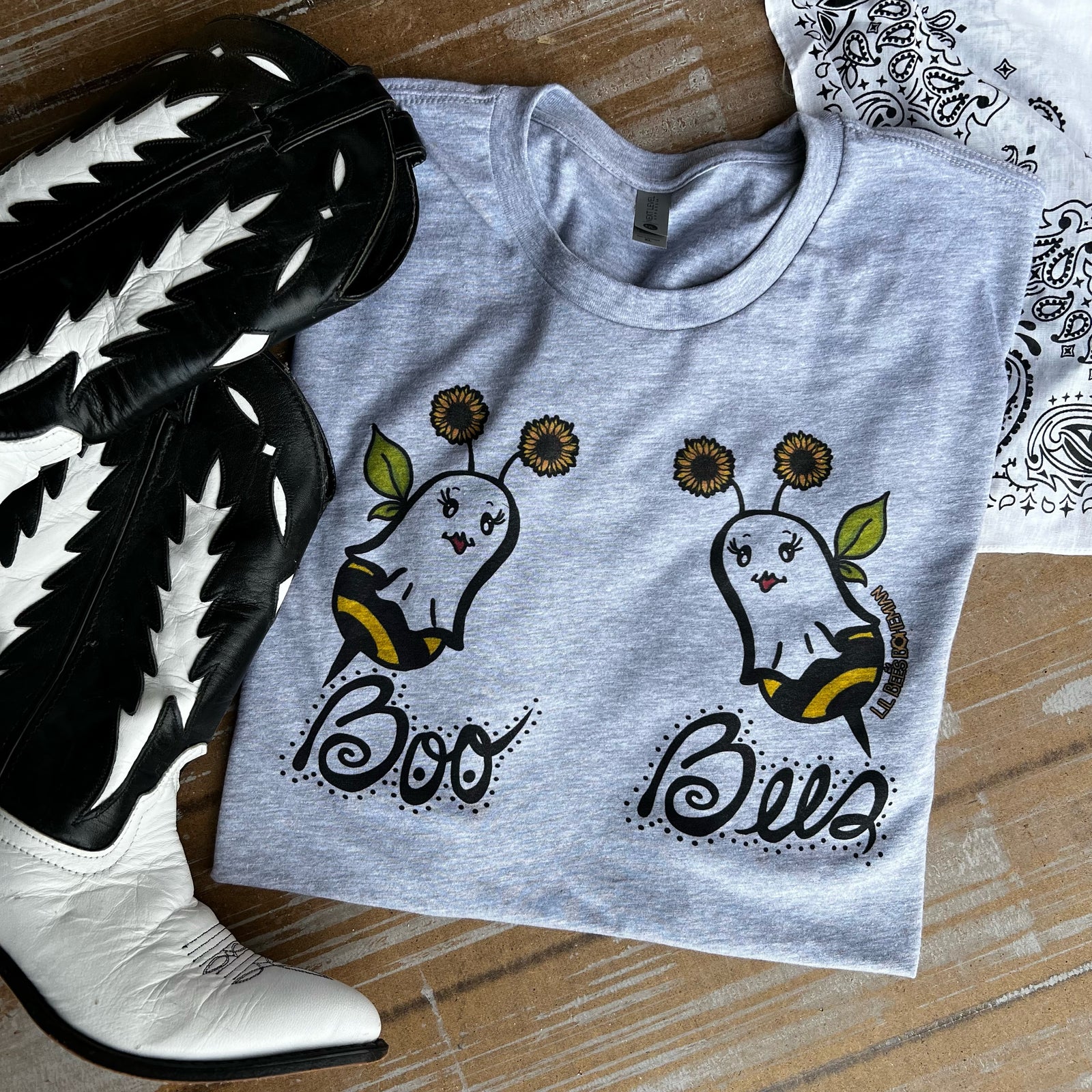Boo Bees Lil Bee's Bohemian Limited Edition Halloween Graphic Tee (made 2 order)