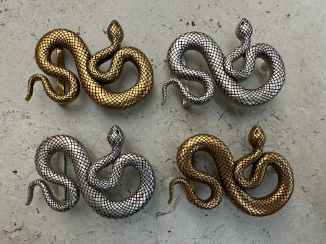 Metal Snake Belt Buckle Silver Cobra Belt Buckle New Exclusive