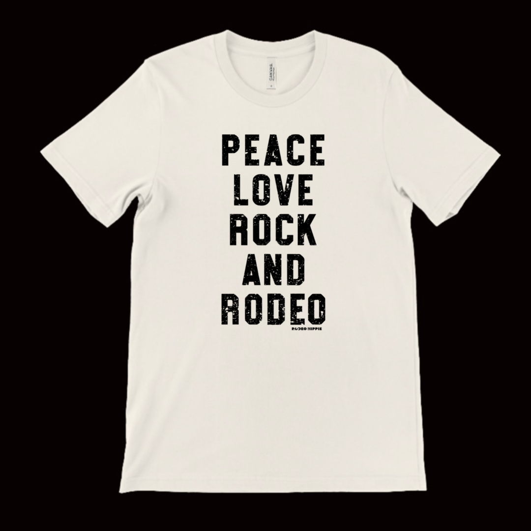 Peace Love Rock and Rodeo Graphic Tee (Made 2 Order) RH