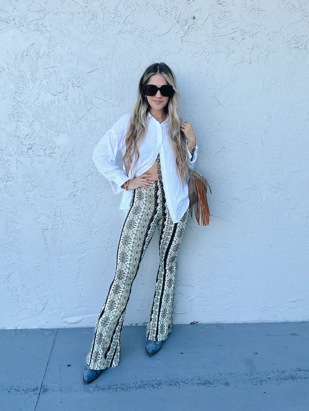 Different ways to style your boho pants