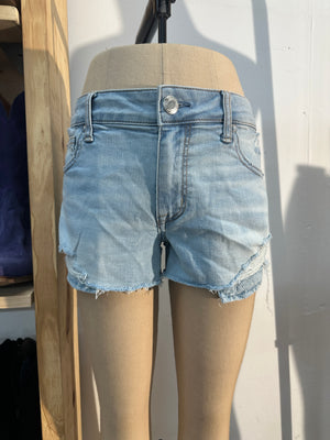 American Eagle Light Wash Low Rise Shorts ~ size 12 ~ Queen Bee’s Closet #932