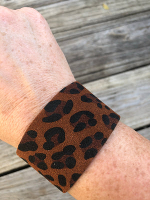 "Ole Shimmy Shimmy" Suede Leather Cuffs
