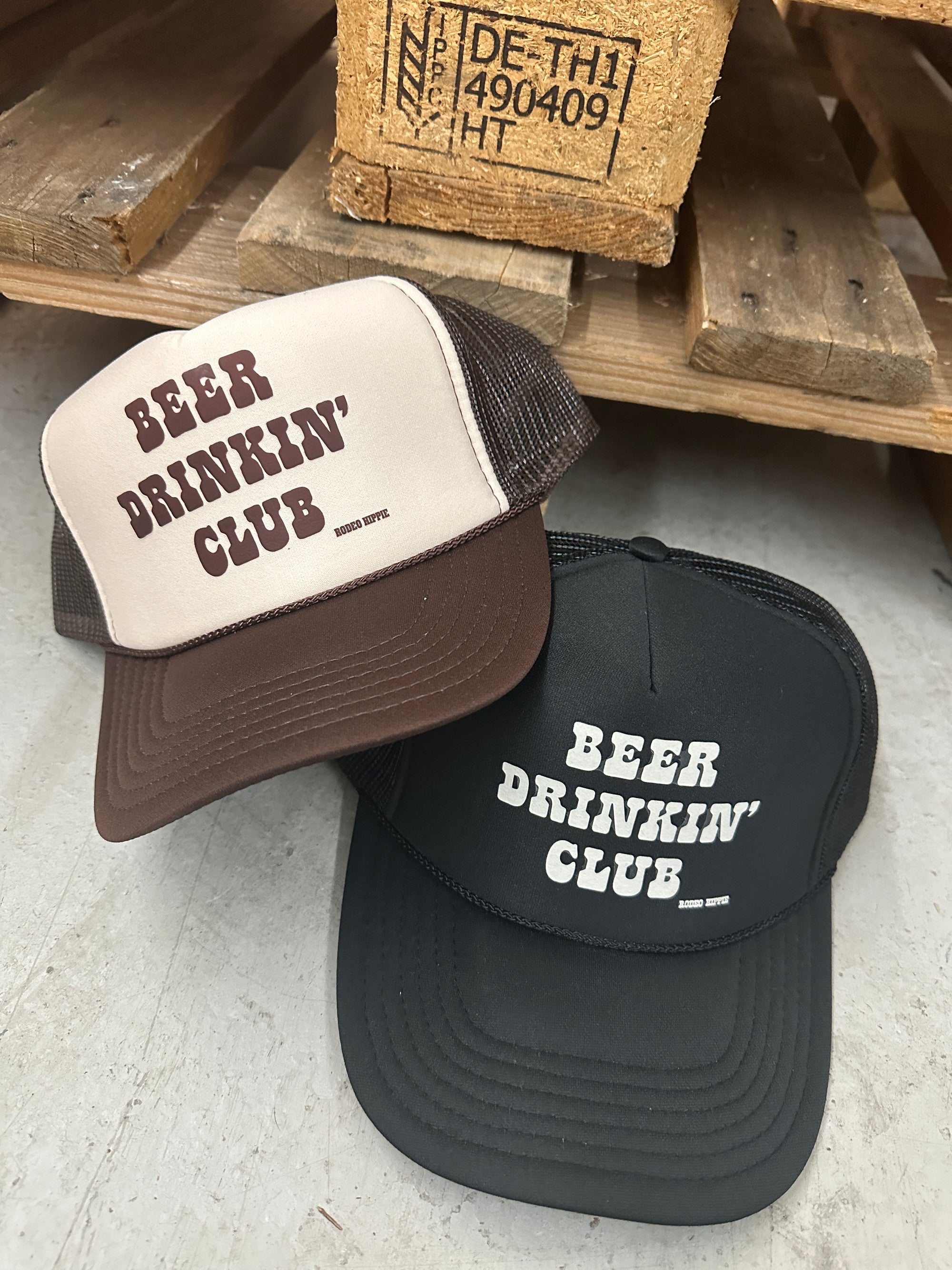 Beer Drinkin' Club Snap Back Trucker Hats