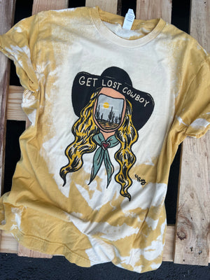 Get Lost Cowboy Graphic Tee (made 2 order) LC