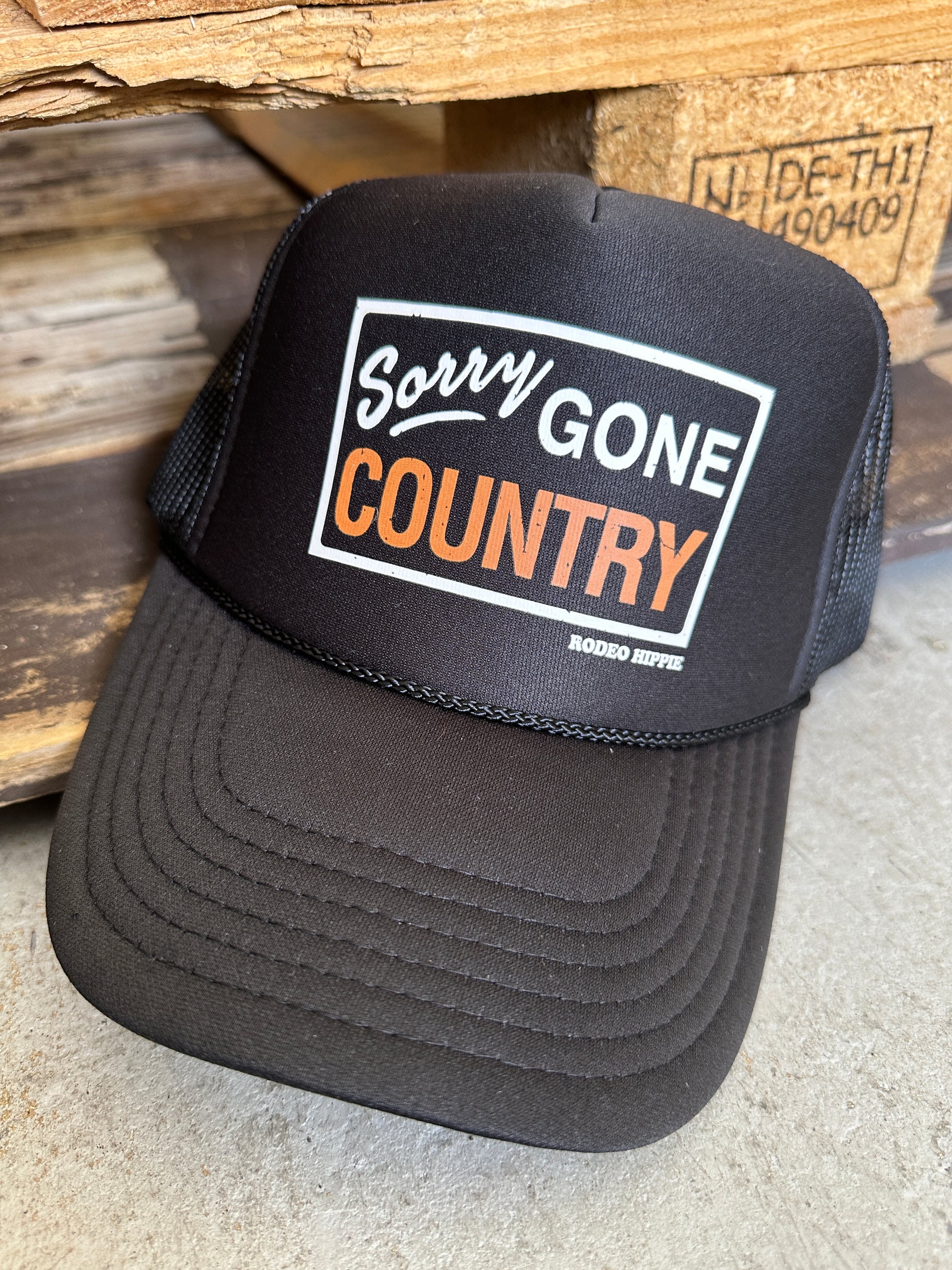 Sorry Gone COUNTRY Snap Back Trucker Hats