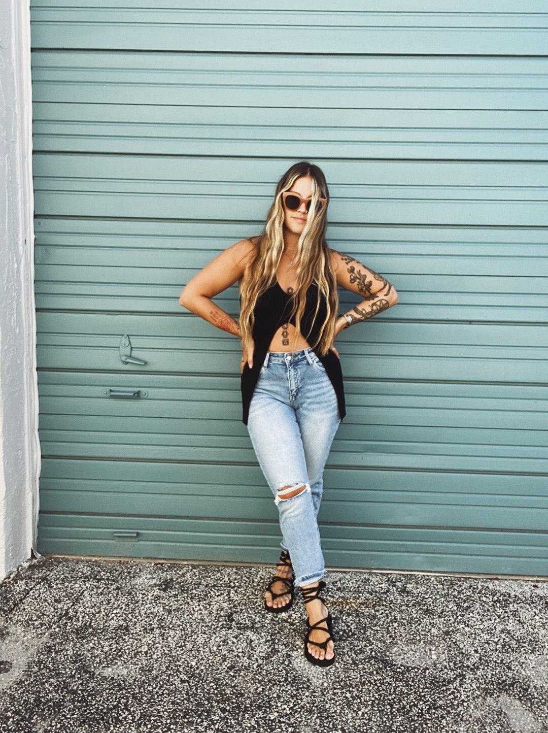 One Thing Right High Rise Boyfriend Denim