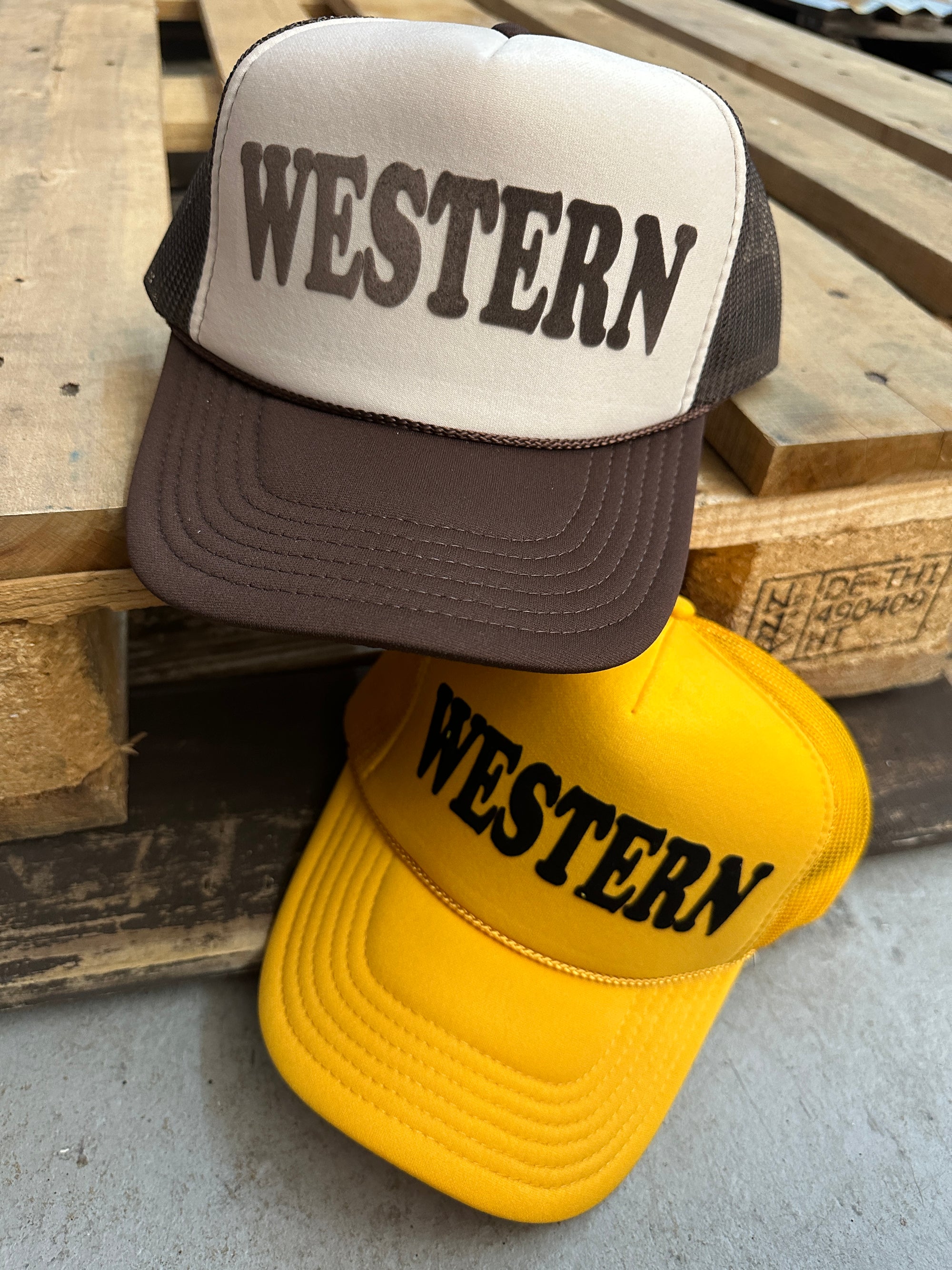WESTERN Snap Back Trucker Hats