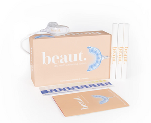 Peachy Kleen Kit beaut Brand LED Teeth Whitening Kit