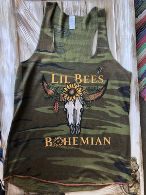 Lil Bee's Bohemian "NEW LOGO" Graphic Tanks