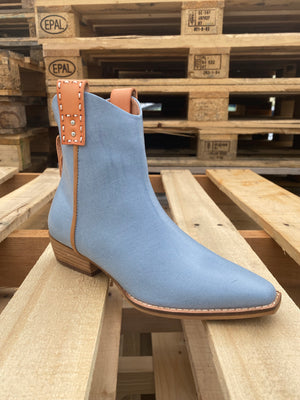 Uptown Girl Western Style Ankle Booties