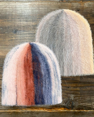 "Ole Wooly Cool Hat" Ombre Fuzzy Wool Beanie