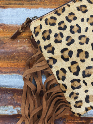Leopard Pattern Plush Heart Shaped Bag Trendy Zipper - Temu