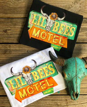 Lil Bee's Motel Graphic Tee (made 2 order) LC