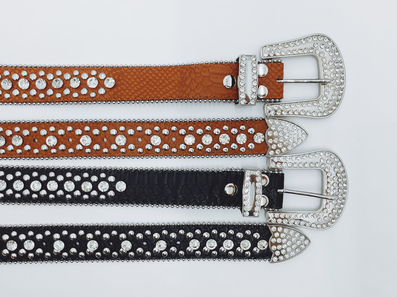 Bad Habits Studded Rhinestone Belt