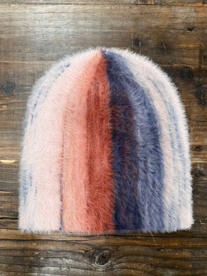"Ole Wooly Cool Hat" Ombre Fuzzy Wool Beanie