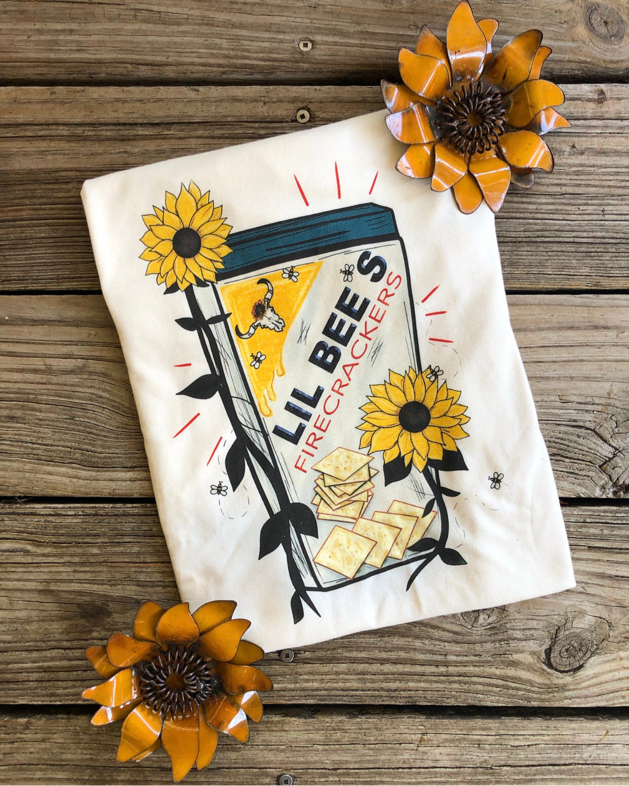 Fire Cracker Lil Bee's Fire Crackers Graphic Tee (made 2 order) LC