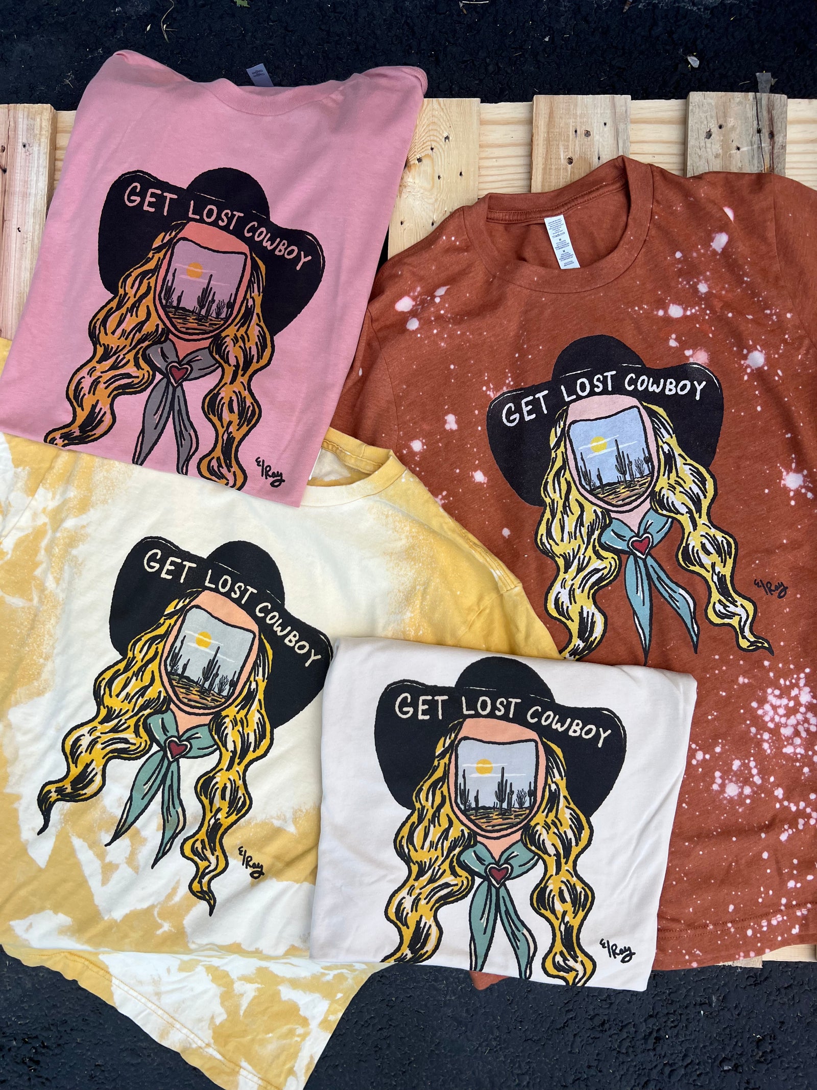 Get Lost Cowboy Graphic Tee (made 2 order) LC