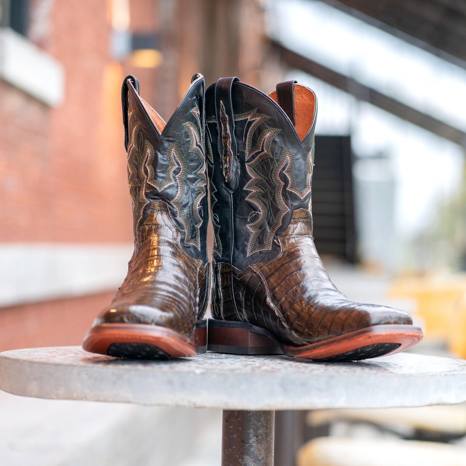  Lucchese Bootmaker Men's Stanley Western Boot, Antique  Chocolate, 8.5 D US