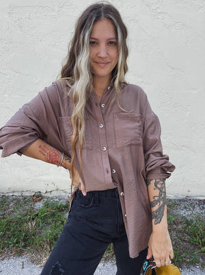 Weekender Textured Button Up Shirt
