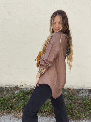 Weekender Textured Button Up Shirt