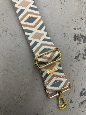 Strap On Embroidered Purse Straps ~ GOLD HARDWARE