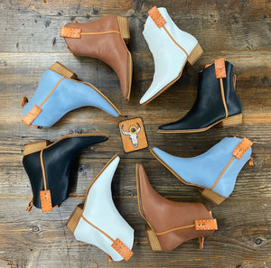 Uptown Girl Western Style Ankle Booties