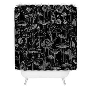 "Ole Marcella Mushrooms" Shower Curtain (DS)