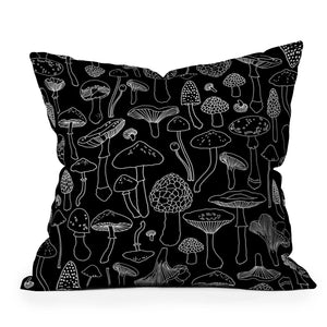 "Ole Marcella Mushrooms" Indoor / Outdoor Throw Pillows (DS)