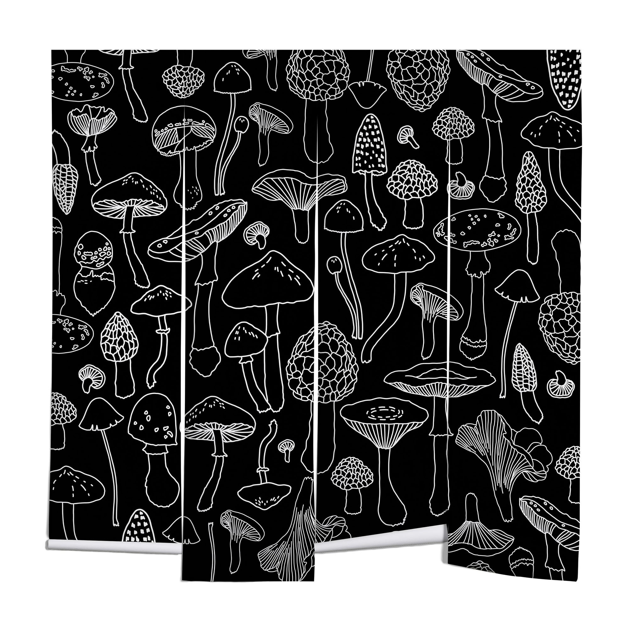 "Ole Marcella Mushrooms" Wall Mural (DS)