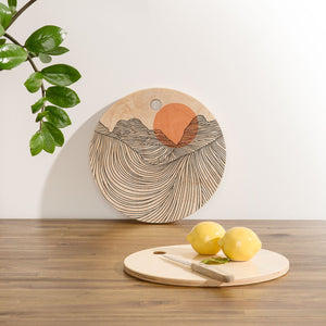 "Ole Mountain Lines" Cutting Boards (DS)
