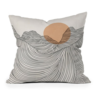 "Ole Mountain Lines" Indoor / Outdoor Throw Pillows (DS)