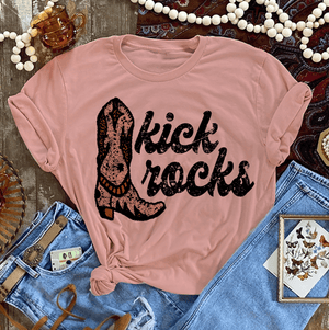 Kick Rocks Graphic Tee (made 2 order) LC