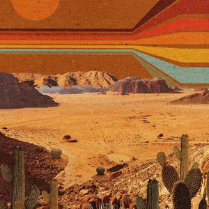"Ole Sunrise Desert" Wall Mural (DS)