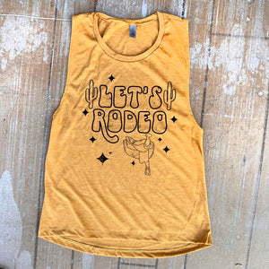 Let's Rodeo Graphic Festival TANK Top (made 2 order) LC