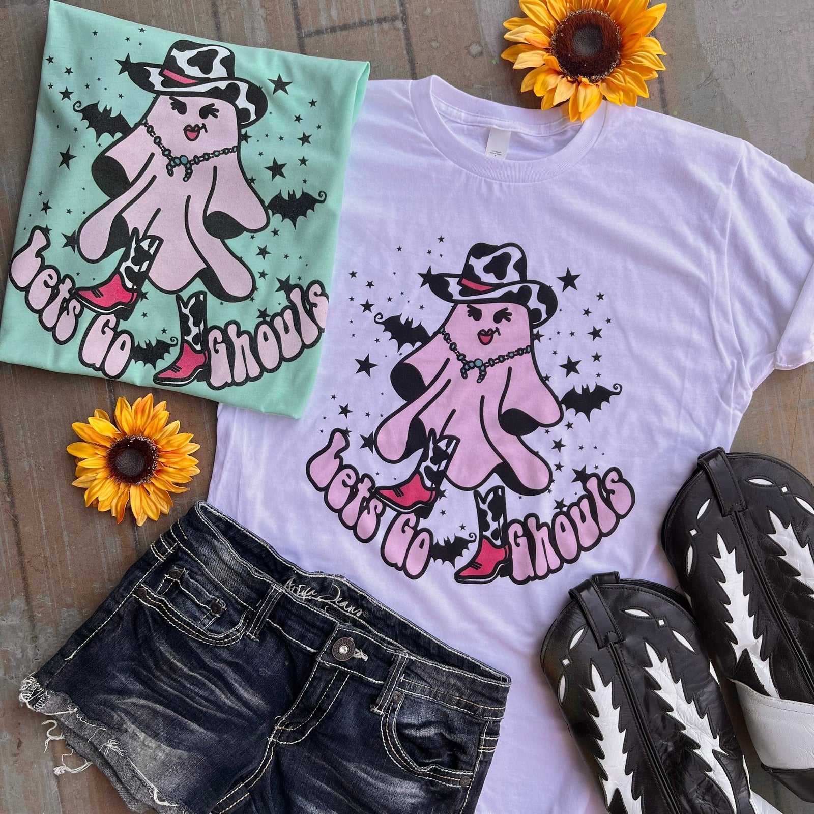 Lets Go Ghouls Graphic Tee (made to order) LC