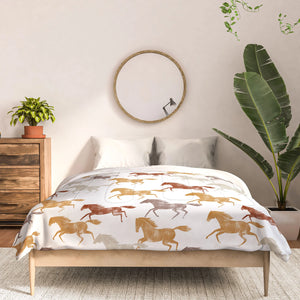 Wild Horses Comforter &/or Bed in a Bag Set (DS) DD