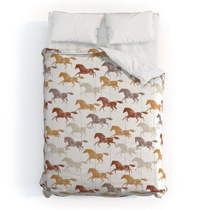 Wild Horses Comforter &/or Bed in a Bag Set (DS) DD