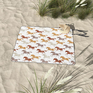 Wild Horses Picnic Blanket (DS) DD