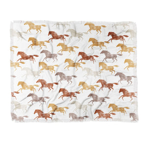 Wild Horses Throw Blanket (DS) DD