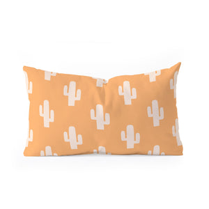 "Ole Candy Corn Cactus" Oblong Throw Pillow (DS)
